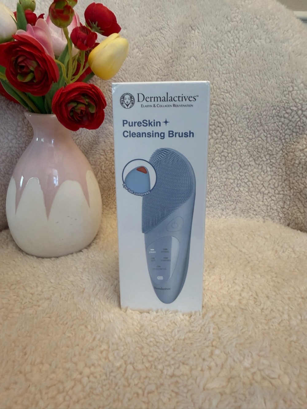 Dermalactives PureSkin Cleansing Brush - Blue